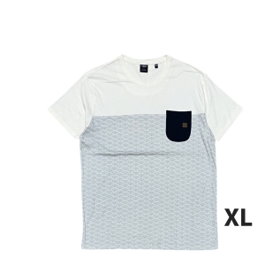 White Pattern Pocket T-shirt