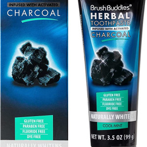 HERBAL TOOTHPASTE CHARCOAL 3.5OZ