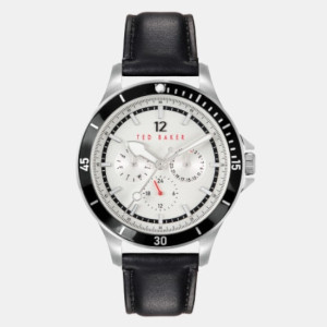 Ted Baker Men’s Black Leather Multi Function Watch