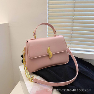 Baby Pink Solid Shoulder Bag