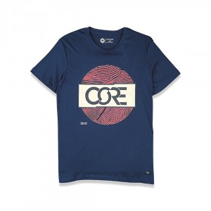 Jack and Jones Blue Core Print T-Shirt