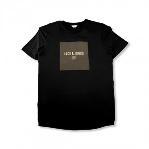 Jack and Jones Core Printed T-Shirt Black