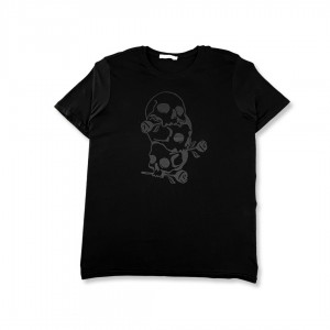 Jack and Jones Printed Skull T-Shirt Black