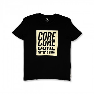Jack and Jones Core Printed T-Shirt Black
