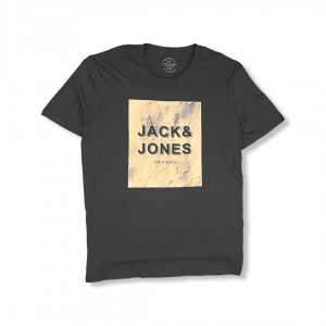 Jack and Jones Originals Black Printed T-Shirt
