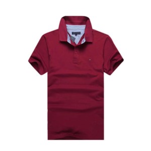 Red Tommy Hilfiger Polo