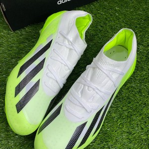 Lemon Green & White ADIDAS Soccer Boot