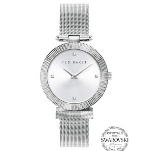 Ted Baker Bow Collection Watch with Stainless Steel Mesh Bracelet