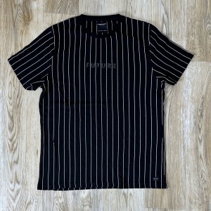 Black & White Stripped Future T-shirt