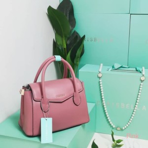 Pink Chrisbella Classy Work Handbag