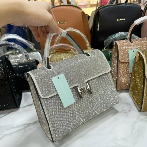 Silver Fancy Chrisbella Handbag