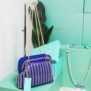 Blue Long Strap Handbag