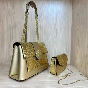 Gold CK 2-in-1 Corporate Handbag