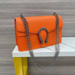 Orange Chain Hand Fashion Handbag