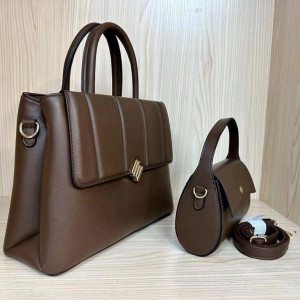 Dark Brown 2-in-1 Corporate Handbag