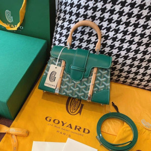 Goyard Green Corporate Handbag