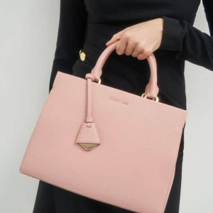 Pink Charles & Keith Corporate Handbag