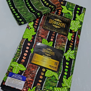 Horizon D'Afrique Leaf Green Ankara Fabric